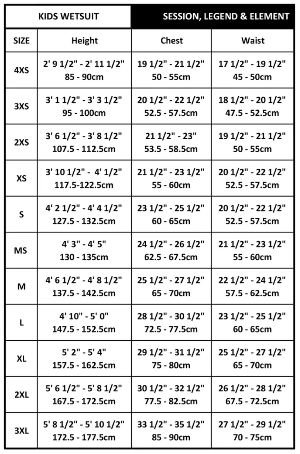 C-Skins Session 5:4 Junior GBS Hooded Steamer Wetsuit - Image 4