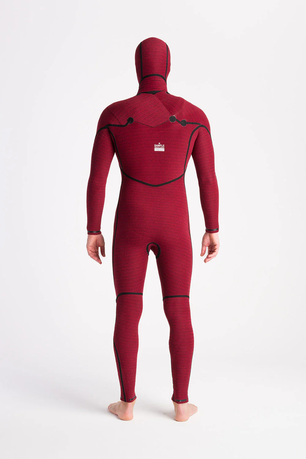C-Skins NuWave ReWired 5:4 Mens Chest Zip Hooded Winter Wetsuit - Image 7