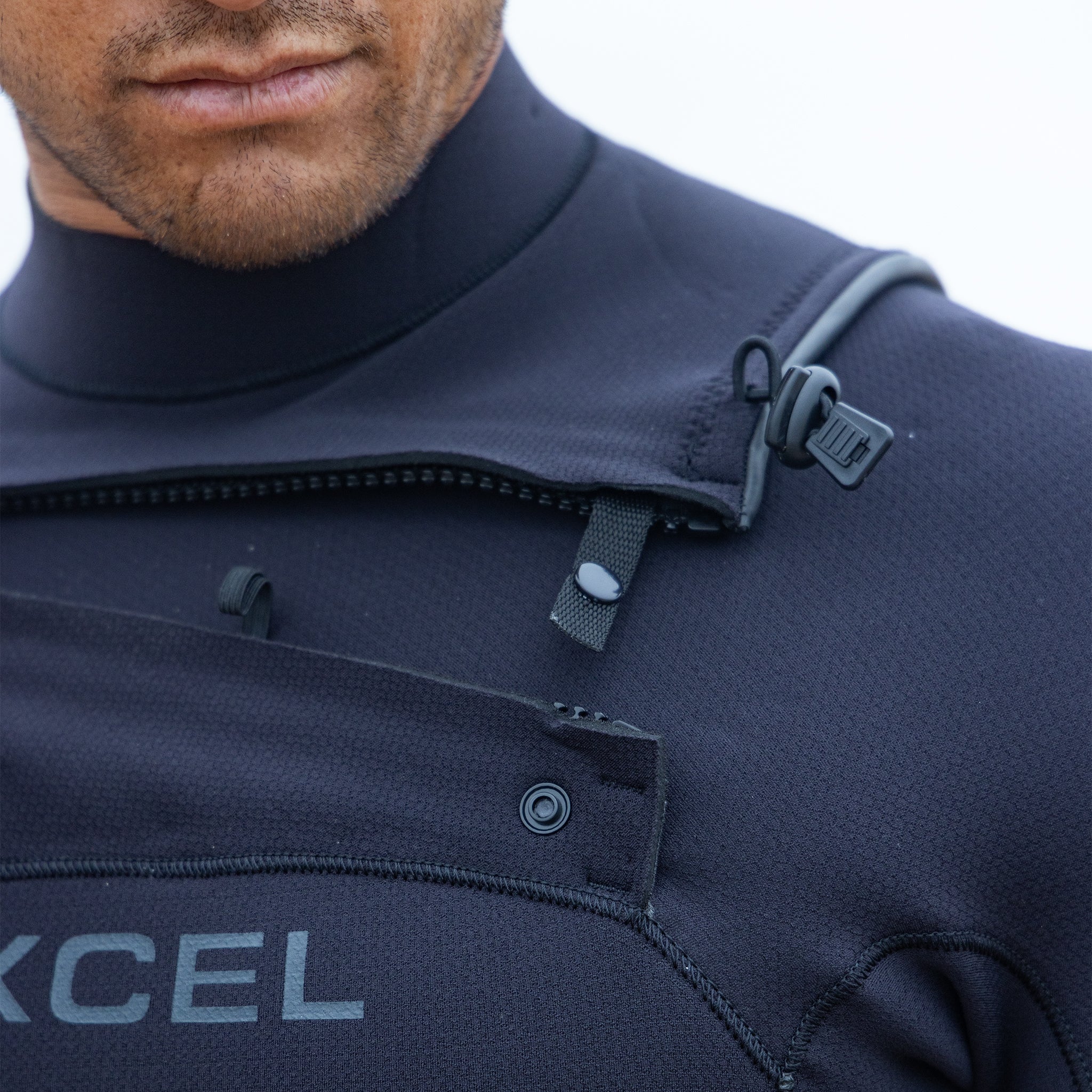 Xcel Comp+ 4:3 Men Chest Zip Spring Winter Wetsuit - Image 13