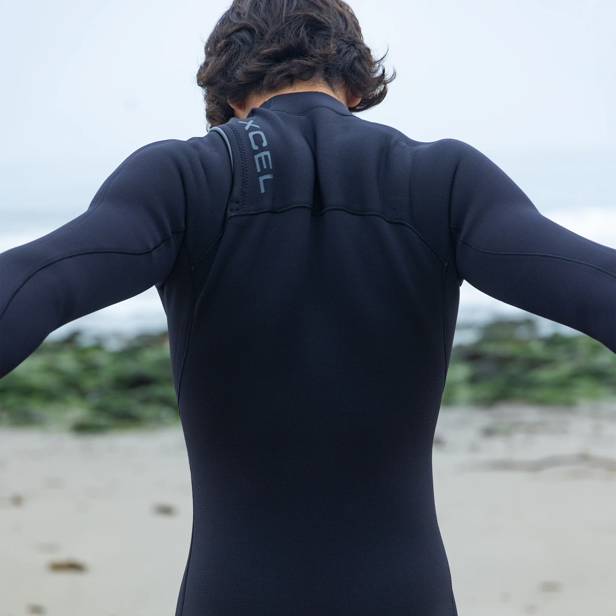 Xcel Comp+ 4:3 Men Chest Zip Spring Winter Wetsuit - Image 17